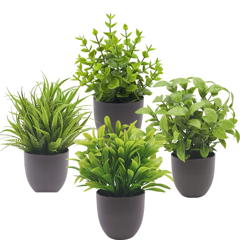 Succulent Set - Plante verte artificielle, bonsaï, décoration intérieure