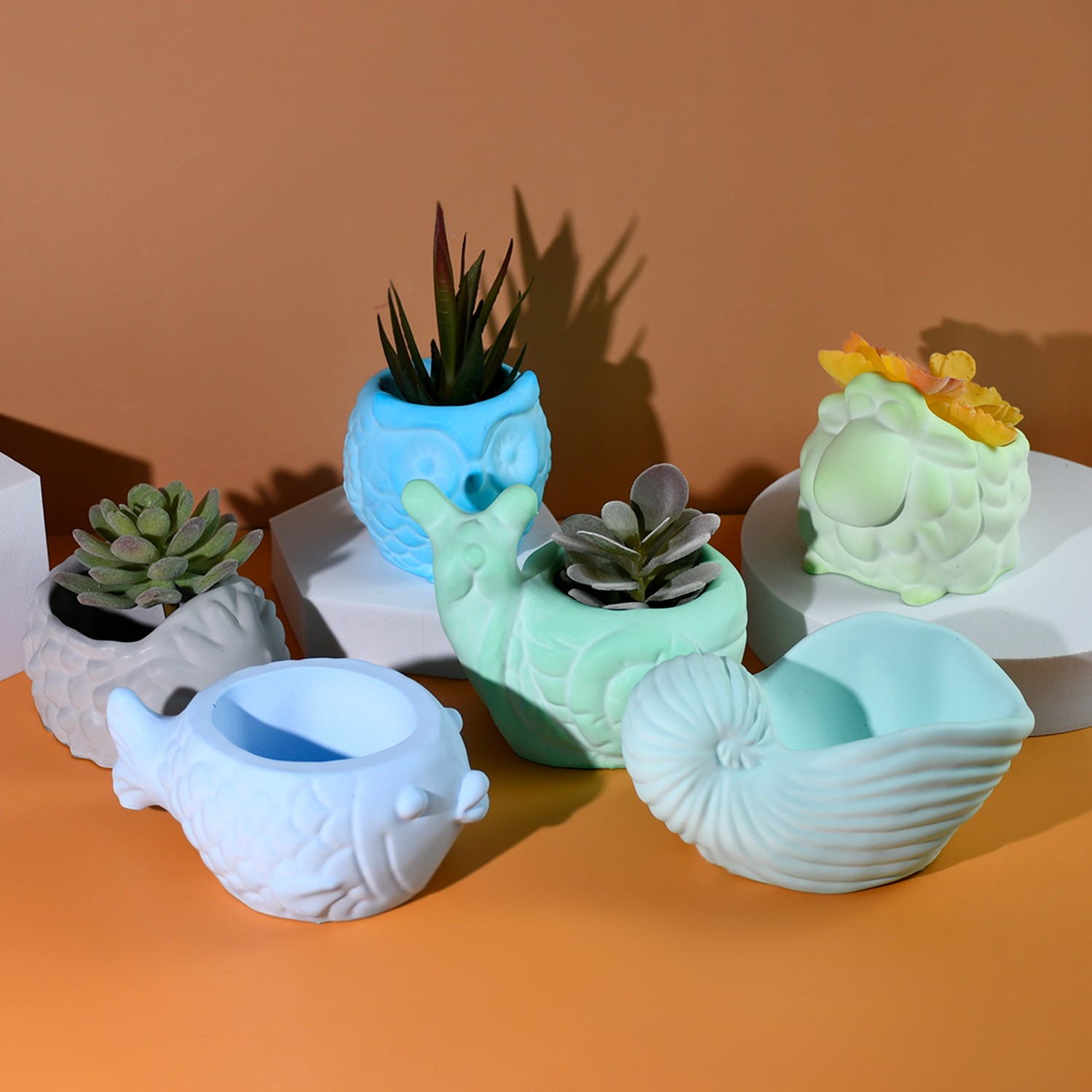 Pot de fleur en forme d'animal - Succulent Set avis et prix