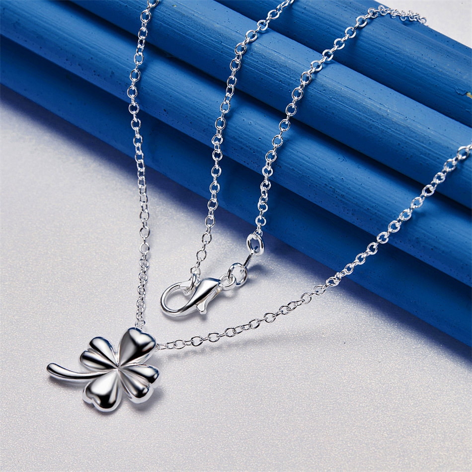 Collier avec pendentif trèfle  - Snake Plant avis et prix